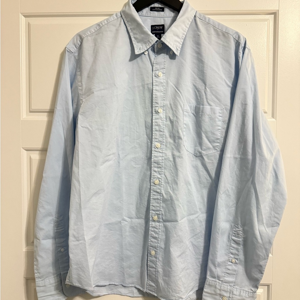 J. Crew Light Blue Casual Button Down Shirt